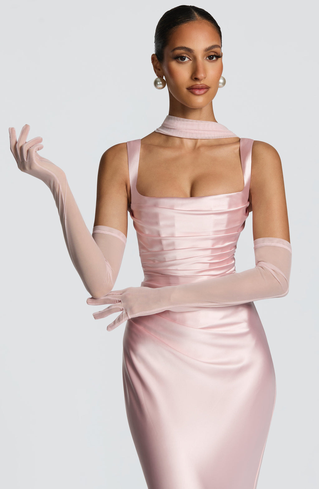 Flourenne Elira Gloves in Blush
