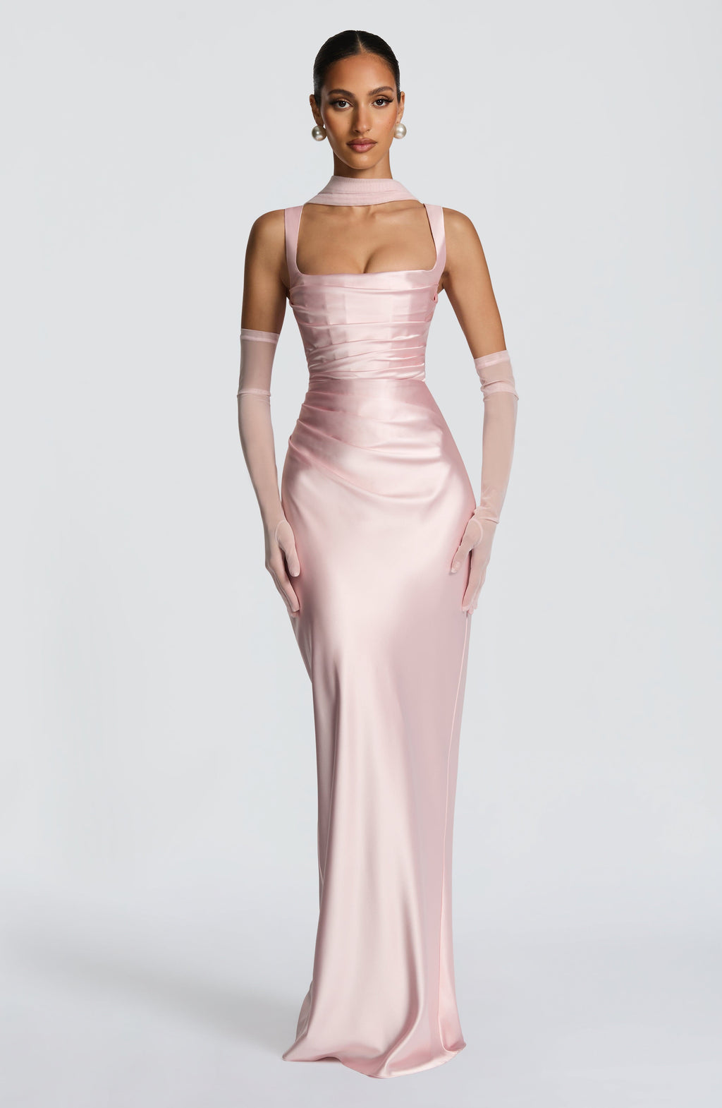 Flourenne Elira Gloves in Blush