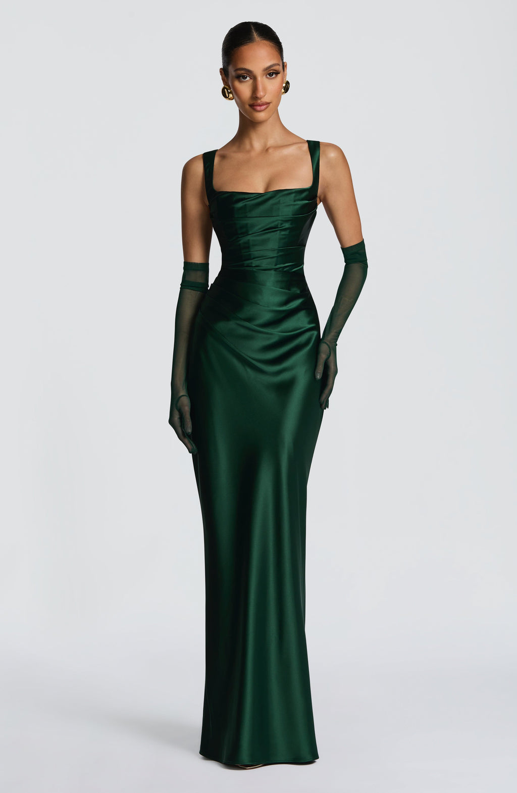 Flourenne Elira Gloves in Emerald