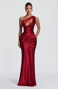 Flourenne Elmira Maxi Dress in Deep Red