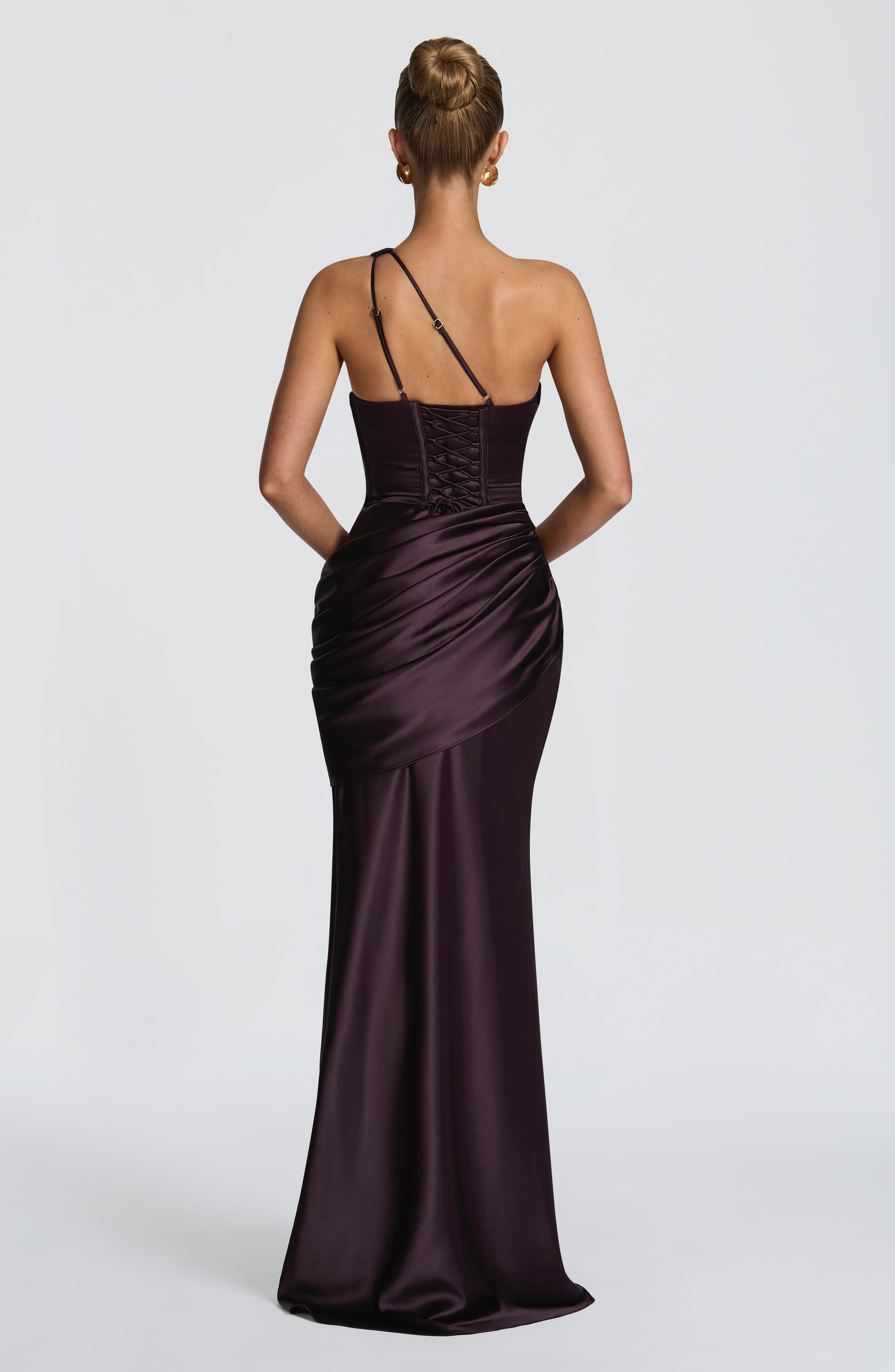 Flourenne Elmira Maxi Dress in Plum