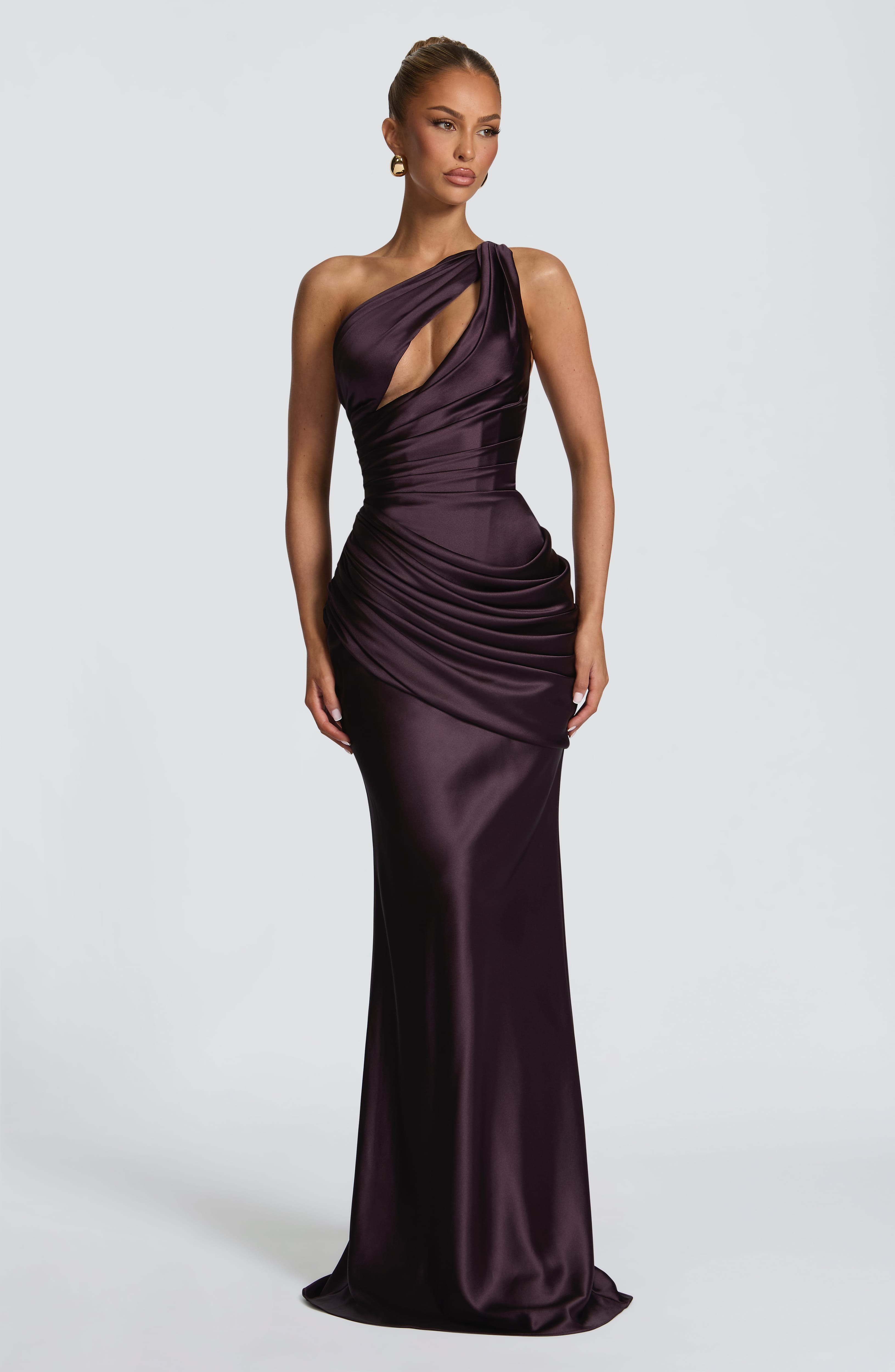 Flourenne Elmira Maxi Dress in Plum