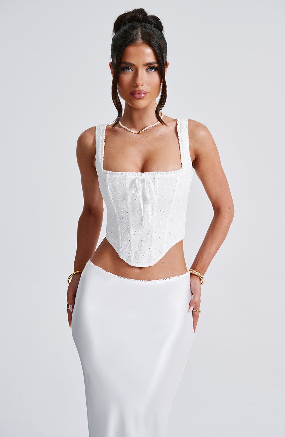 Flourenne Emersyn Corset in Ivory