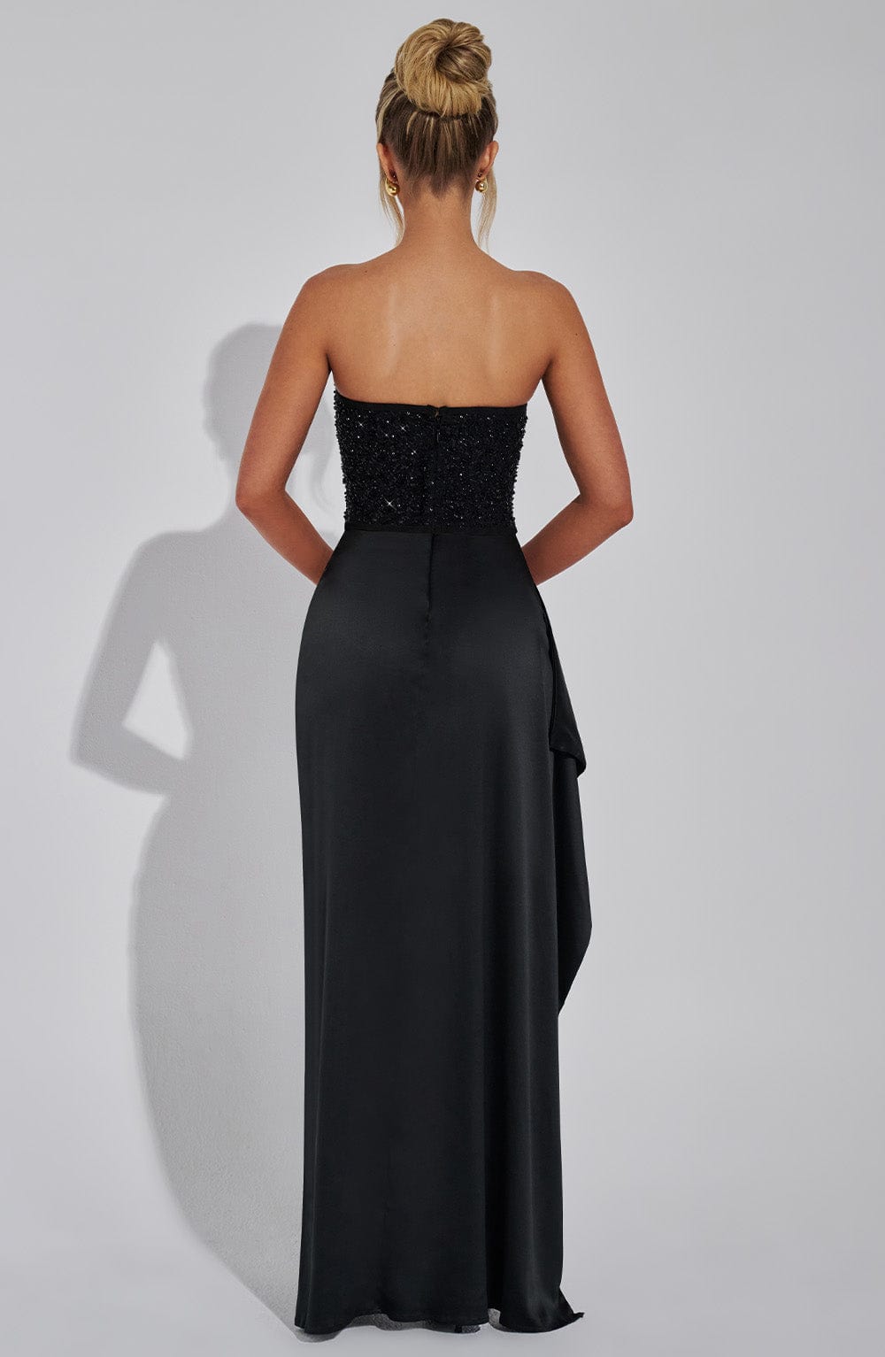 Flourenne Emriella Maxi Dress in Black