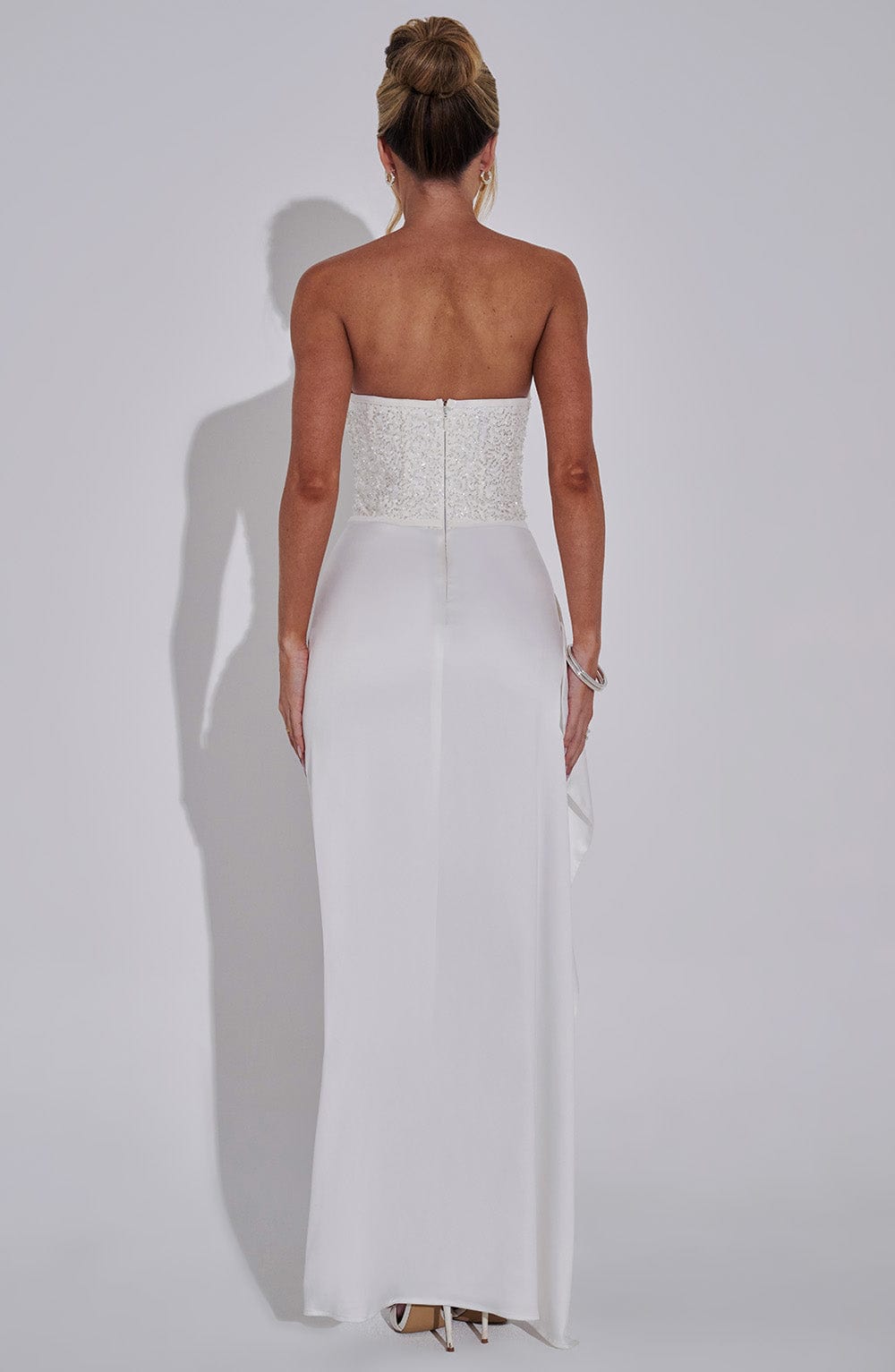 Flourenne Emriella Maxi Dress in Ivory