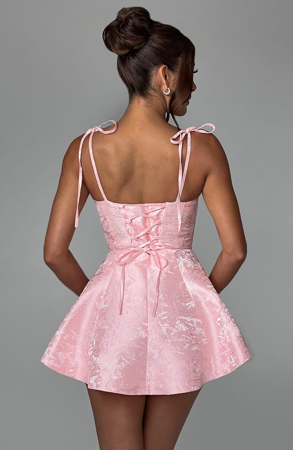 Flourenne Emsley Playsuit Dress in Blush