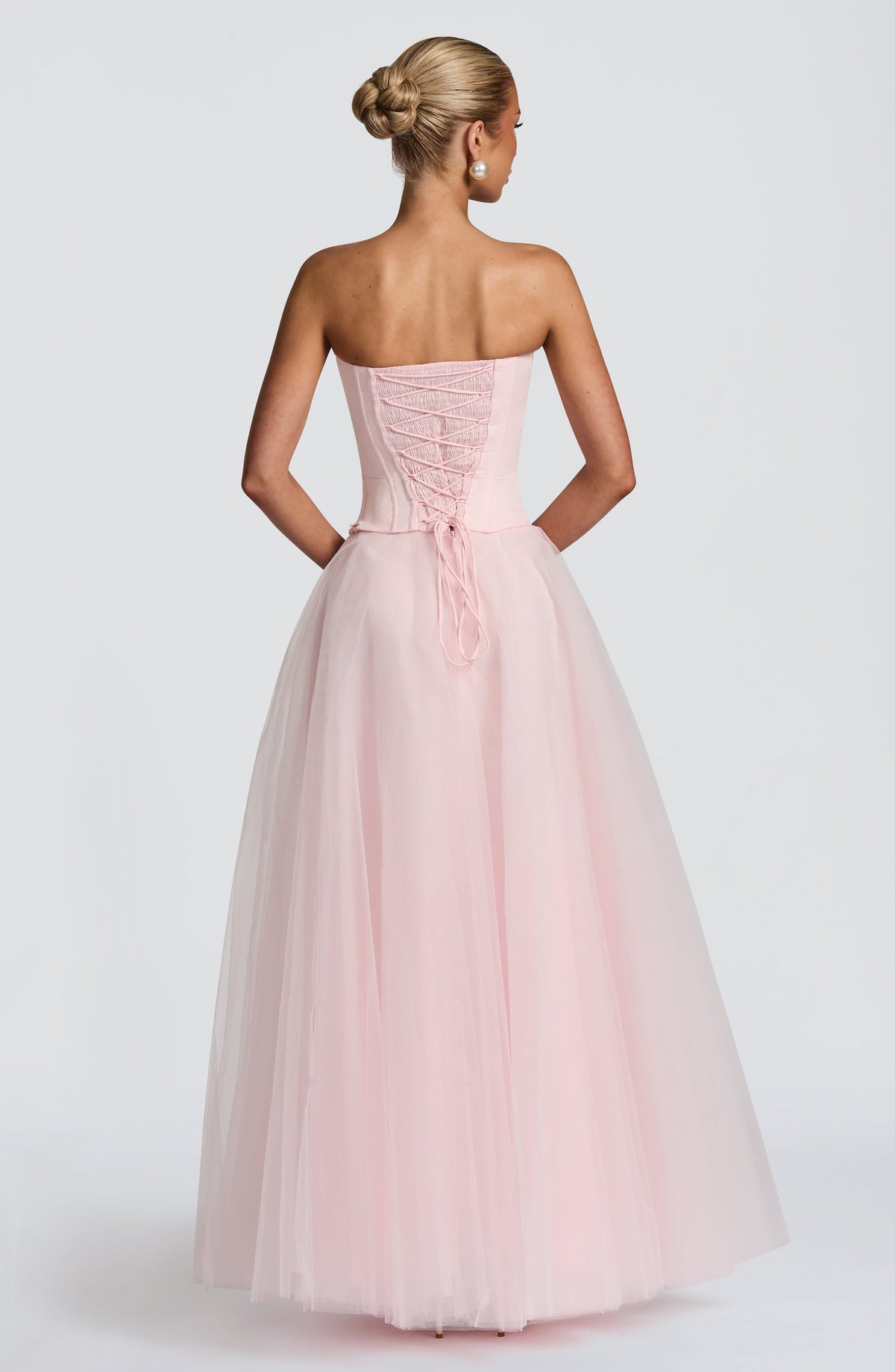 Flourenne Ethelia Maxi Skirt in Blush