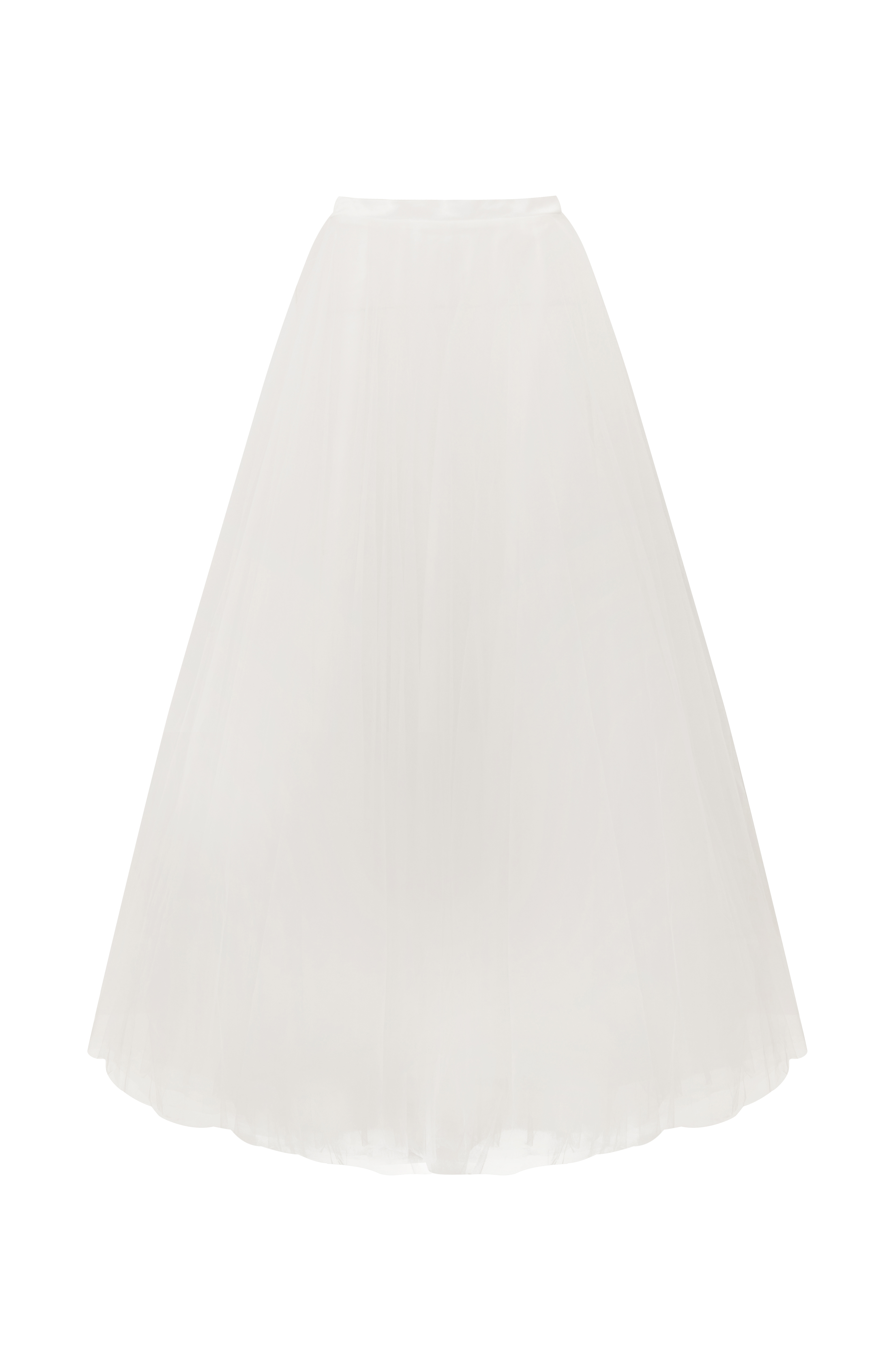 Flourenne Ethelia Maxi Skirt in Ivory