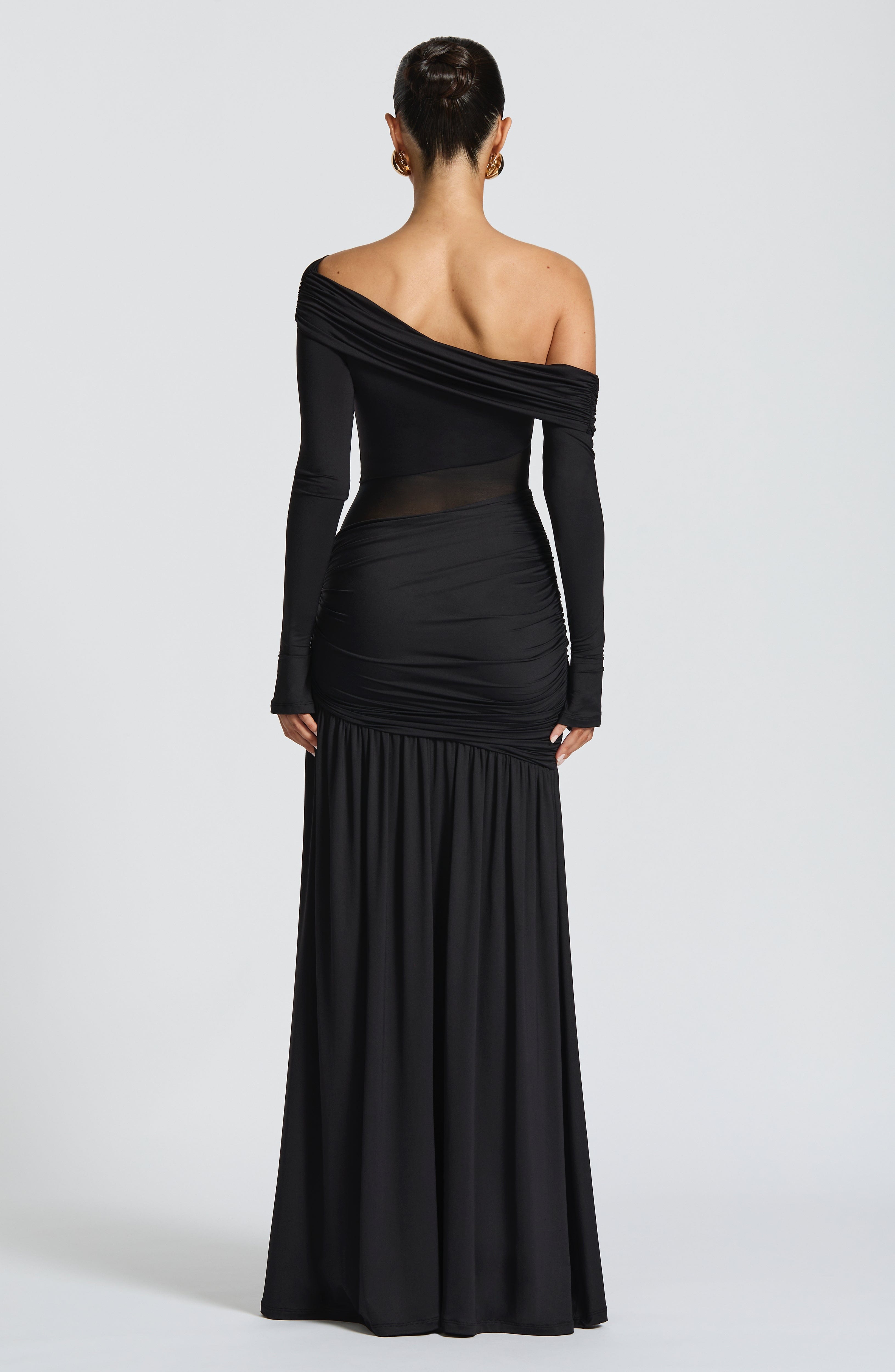 Flourenne Ettania Maxi Dress in Black