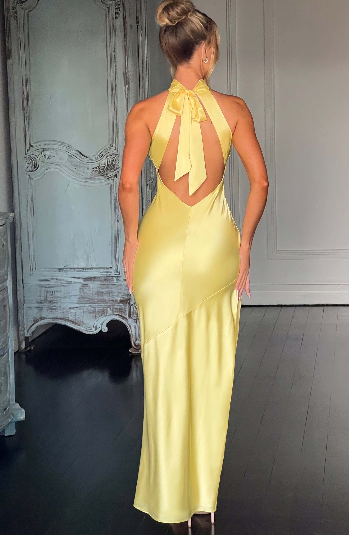Flourenne Ettara Maxi Dress in Lemon