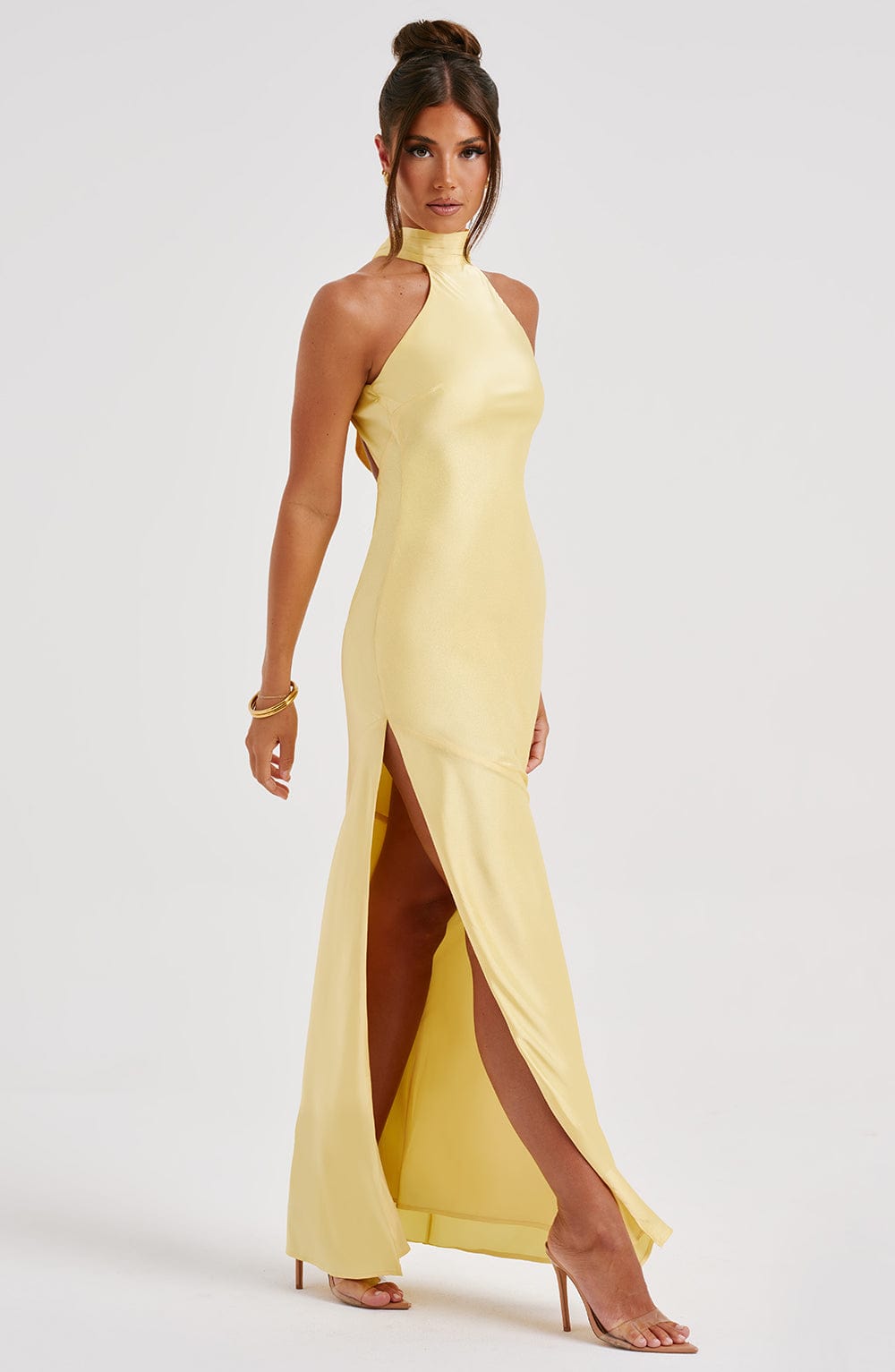 Flourenne Ettara Maxi Dress in Lemon
