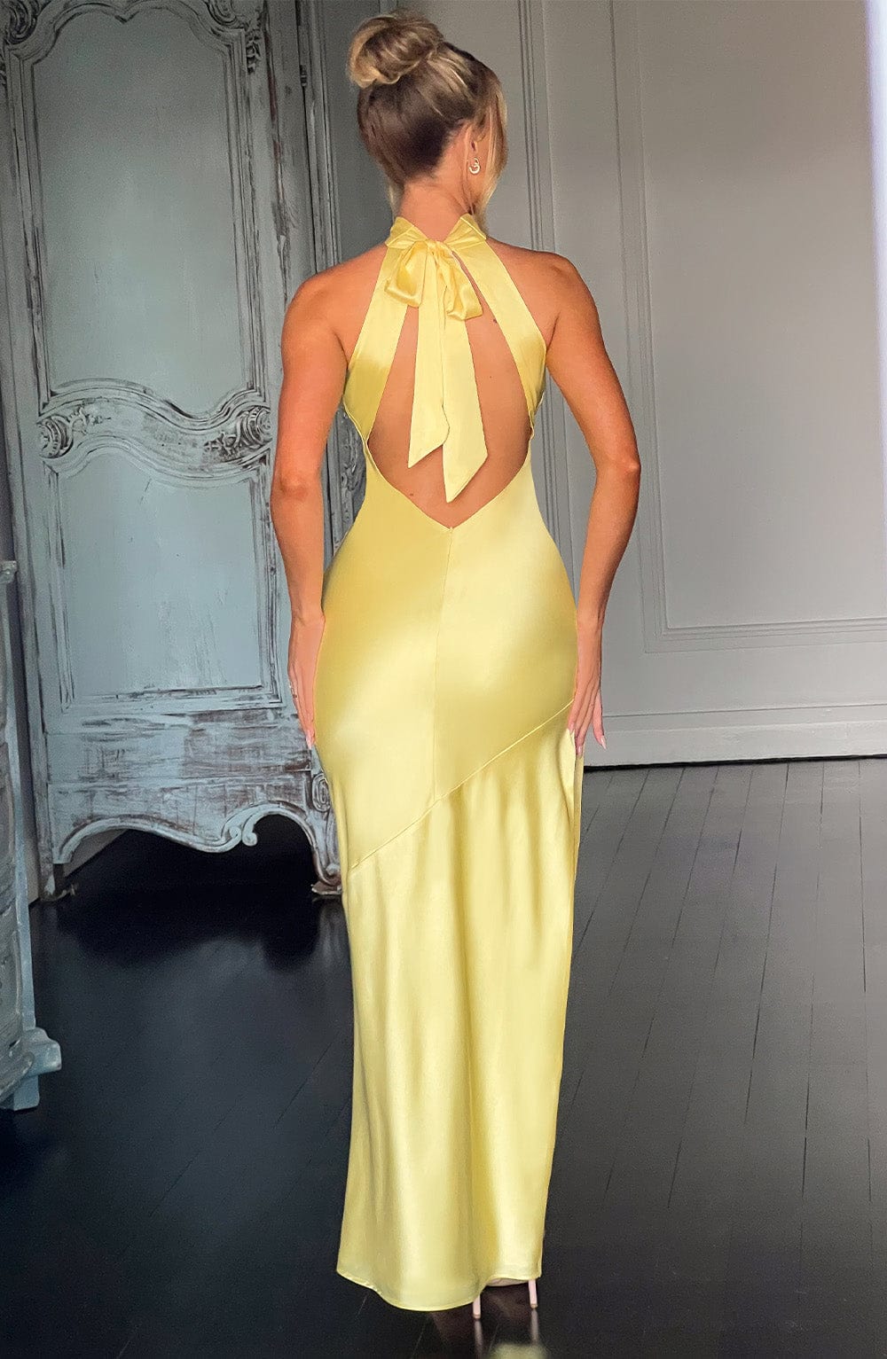Flourenne Ettara Maxi Dress in Lemon