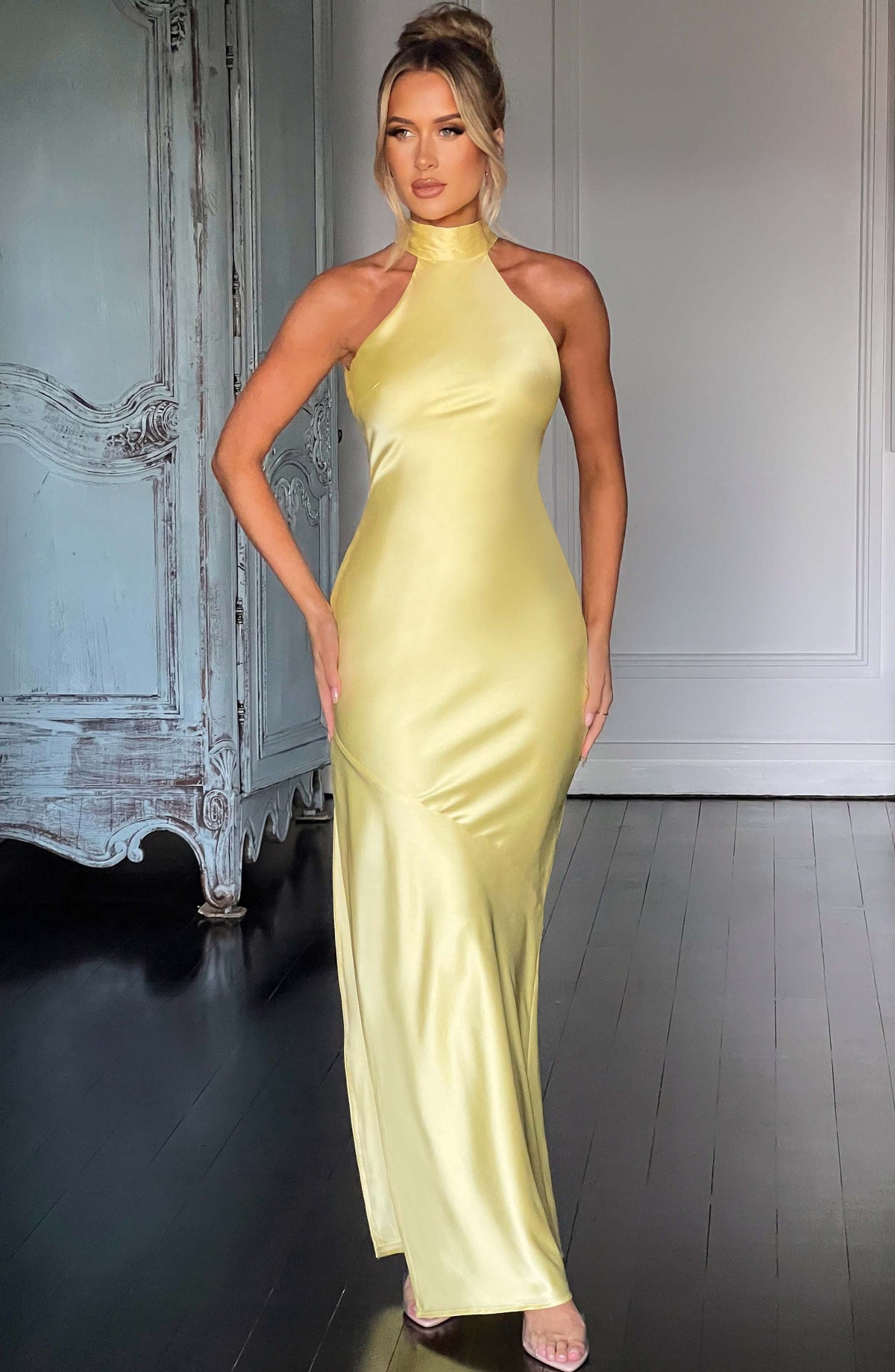 Flourenne Ettara Maxi Dress in Lemon