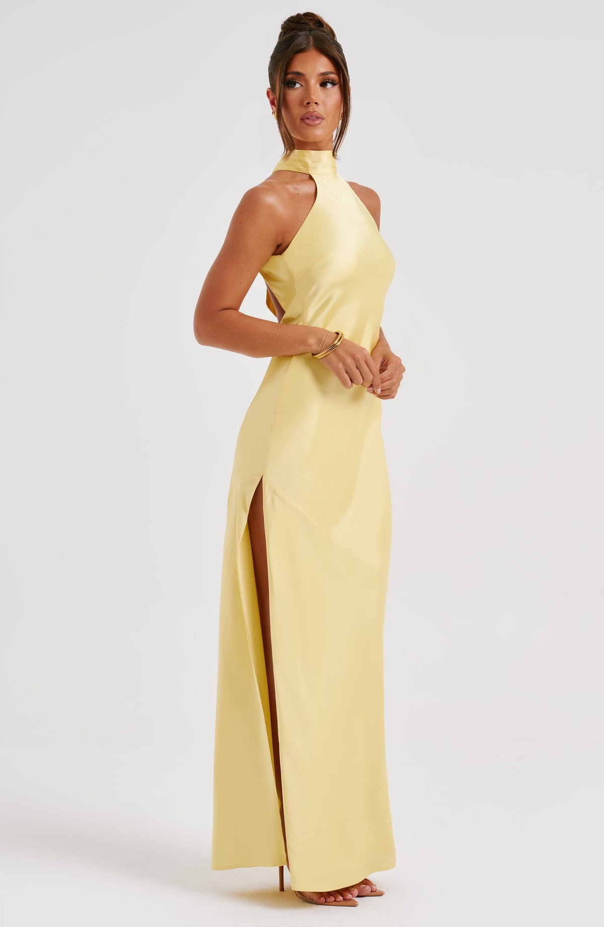 Flourenne Ettara Maxi Dress in Lemon