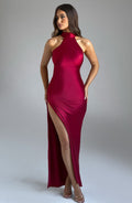 Flourenne Ettara Maxi Dress in Wine