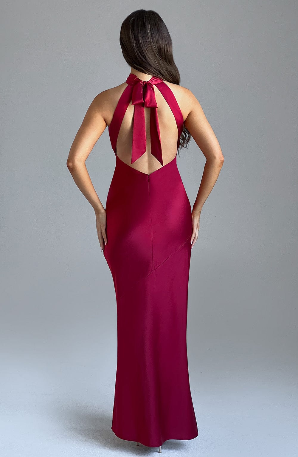 Flourenne Ettara Maxi Dress in Wine