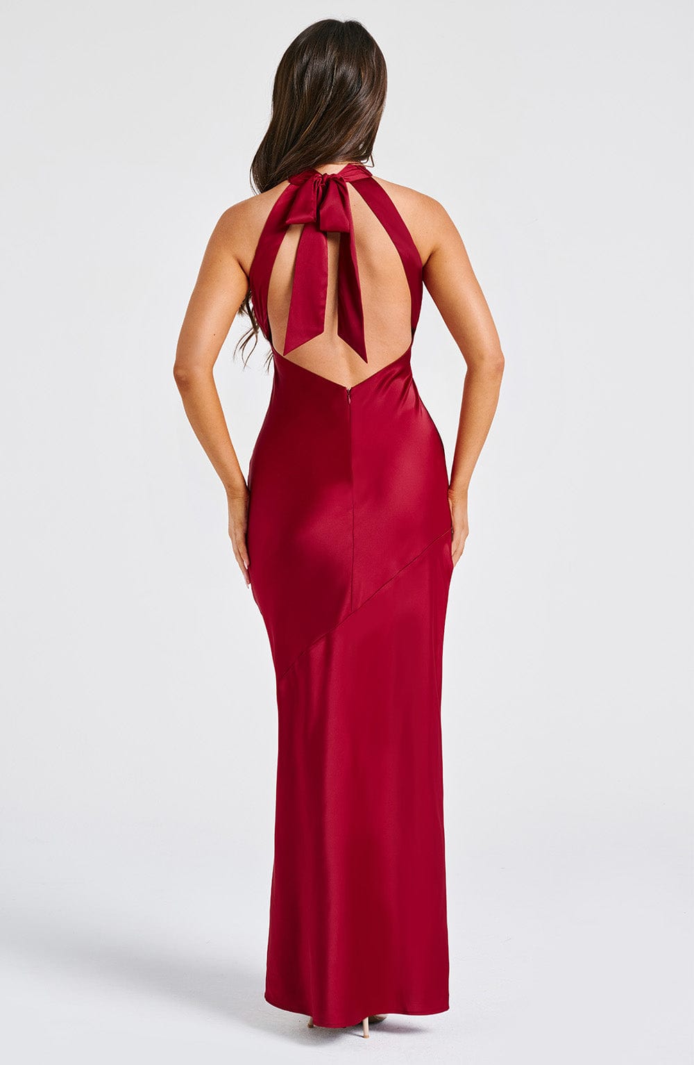 Flourenne Ettara Maxi Dress in Wine