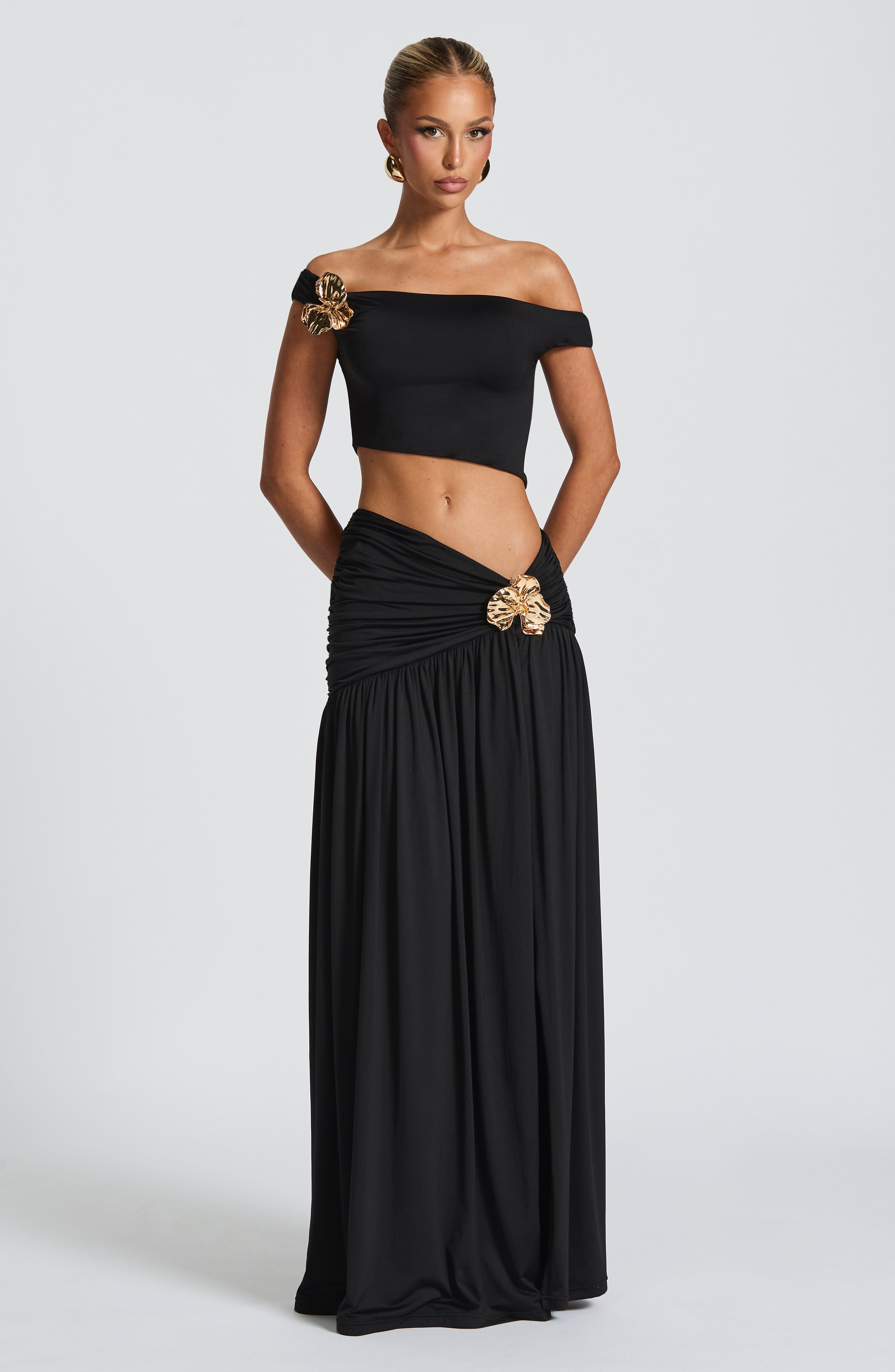 Flourenne Evana Top in Black