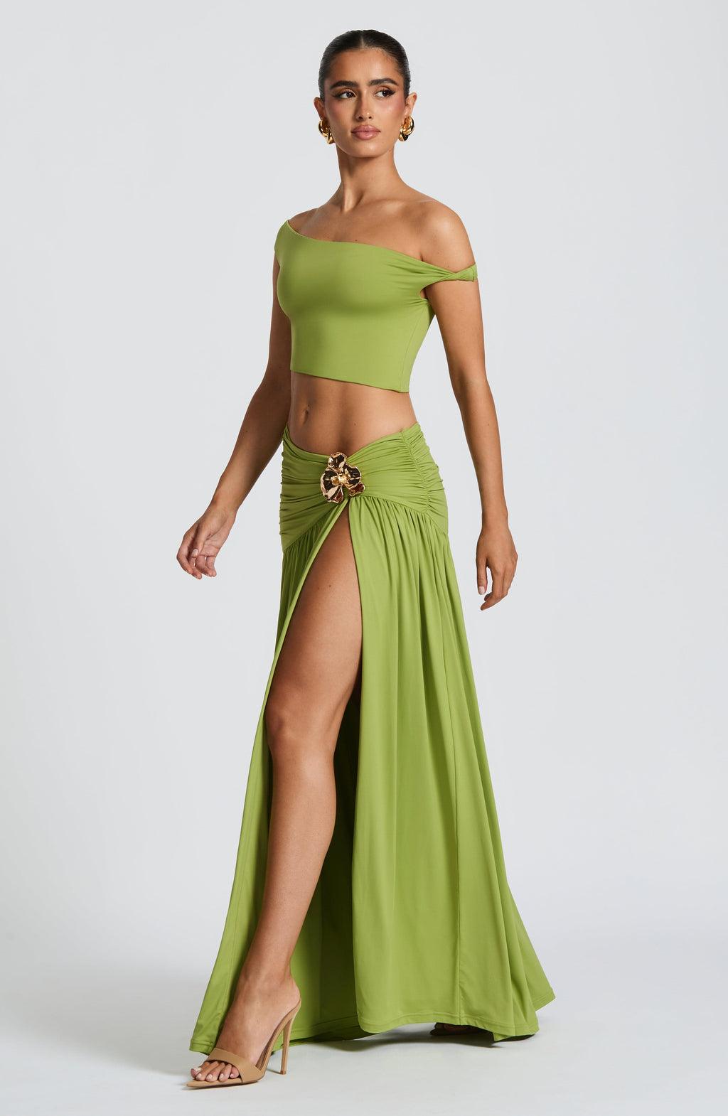 Flourenne Evana Top in Olive