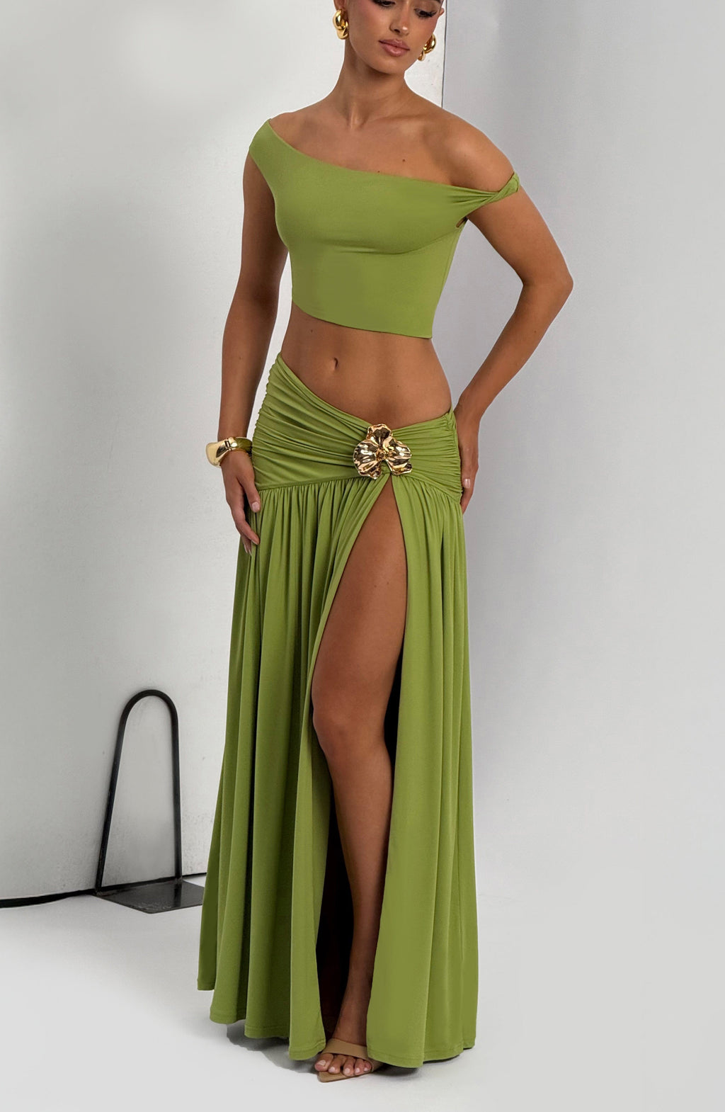 Flourenne Evana Top in Olive