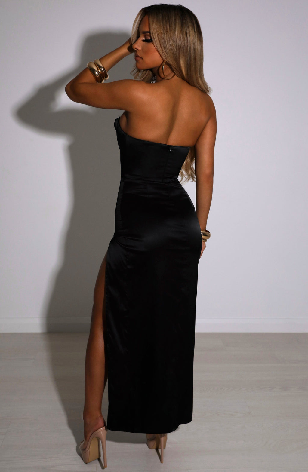 Flourenne Everleigh Maxi Dress in Black