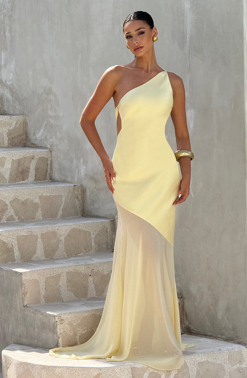 Flourenne Fabelle Gown in Lemon