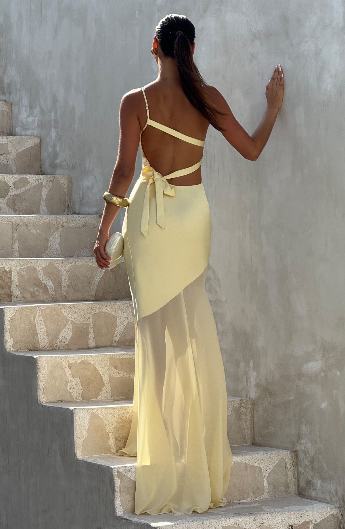 Flourenne Fabelle Gown in Lemon