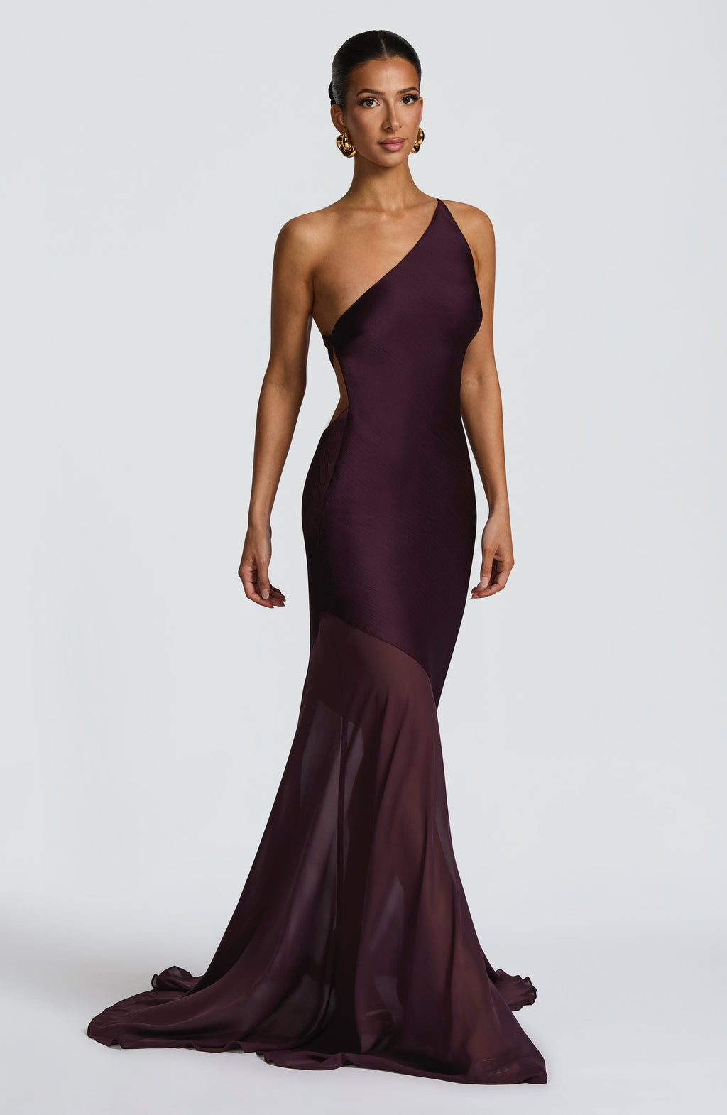 Flourenne Fabelle Gown in Plum