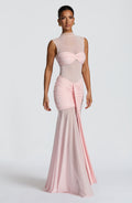 Flourenne Faelyn Maxi Skirt in Blush