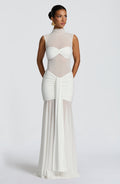 Flourenne Faelyn Maxi Skirt in White