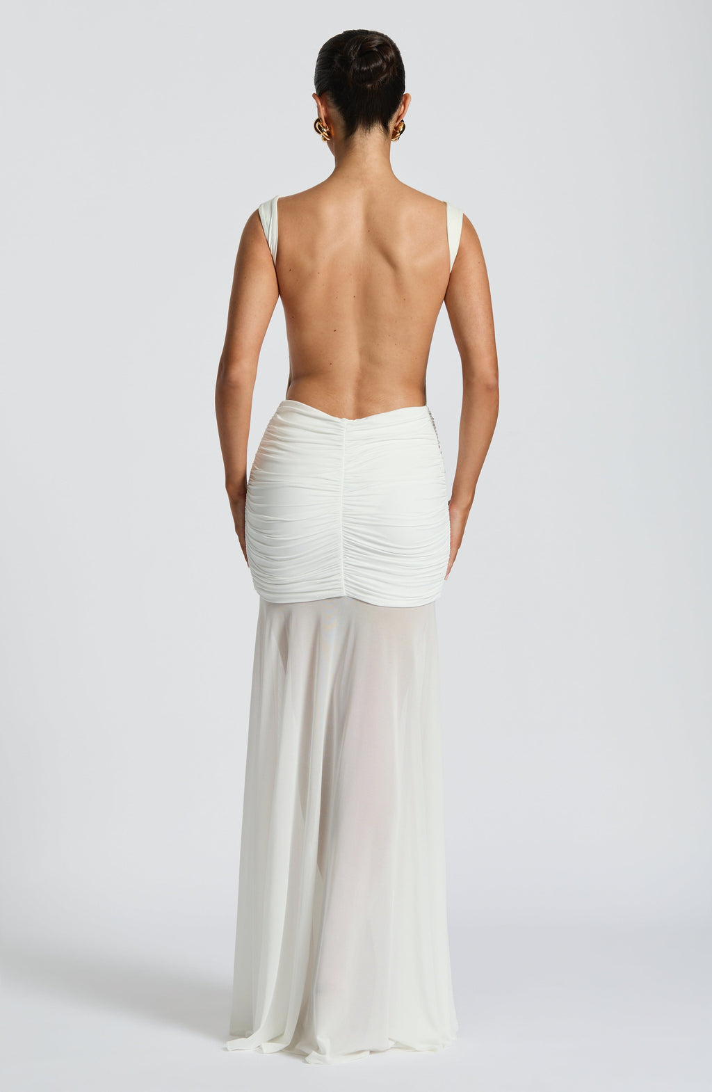 Flourenne Faelyn Maxi Skirt in White