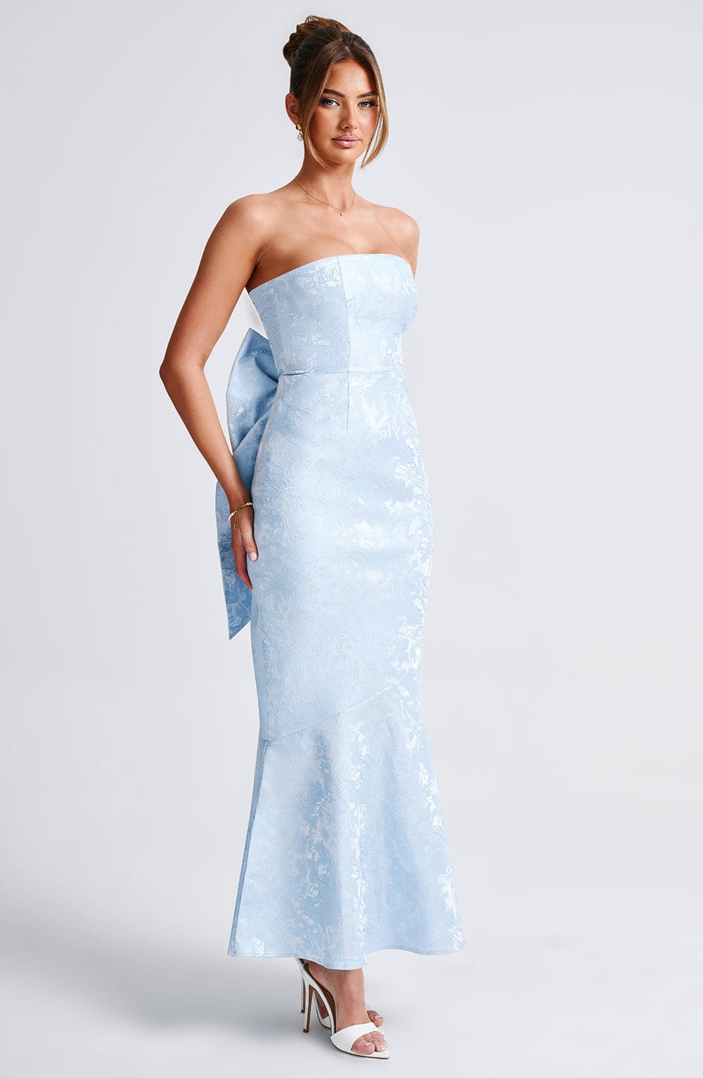 Flourenne Felisia Maxi Dress in Blue