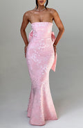 Flourenne Felisia Maxi Dress in Blush