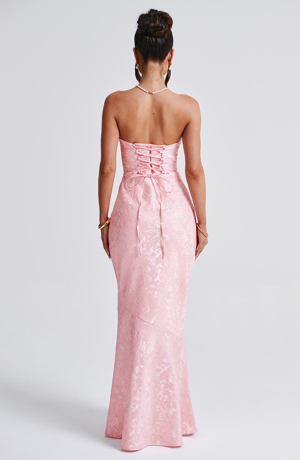 Flourenne Felisia Maxi Dress in Blush