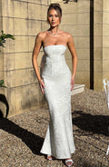 Flourenne Felisia Maxi Dress in Ivory