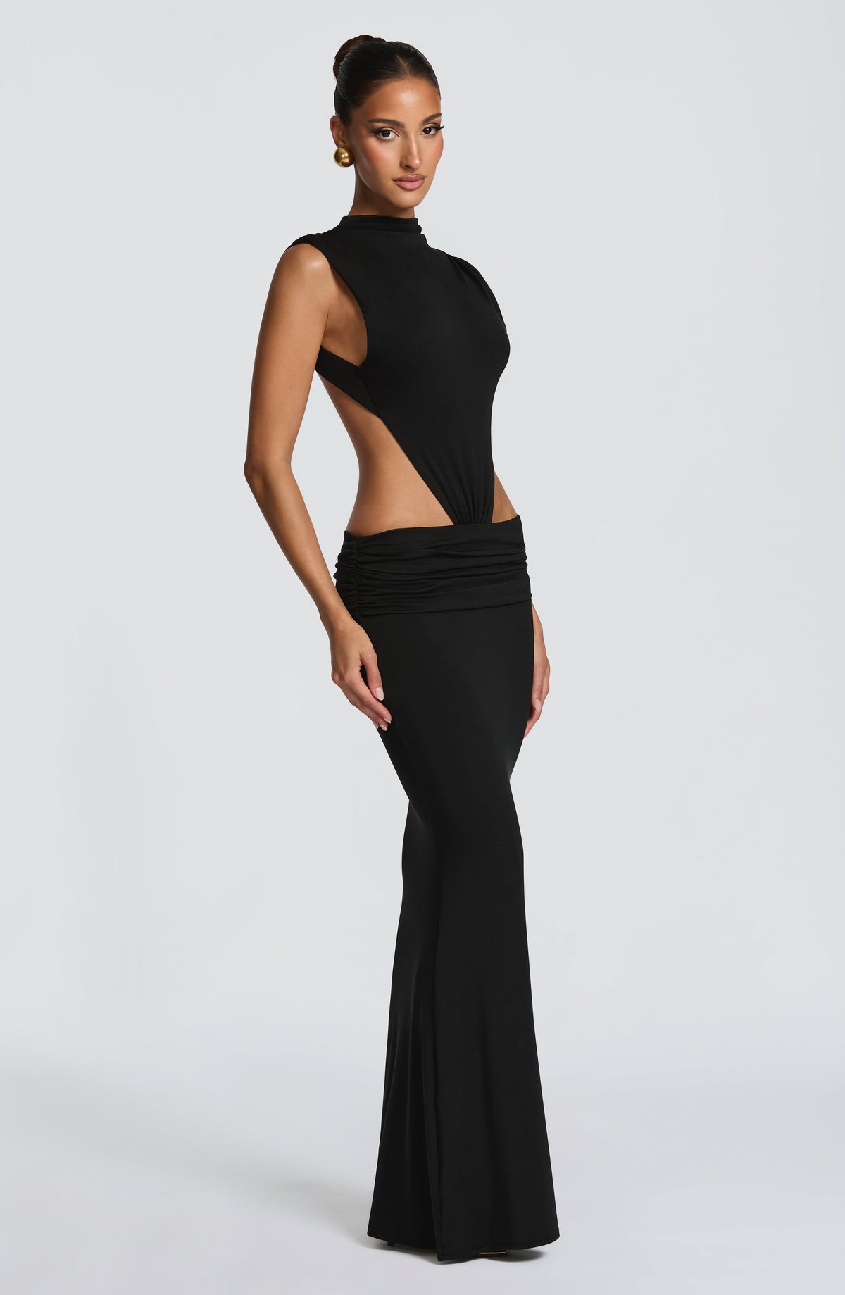 Flourenne Fenwyn Maxi Dress in Black