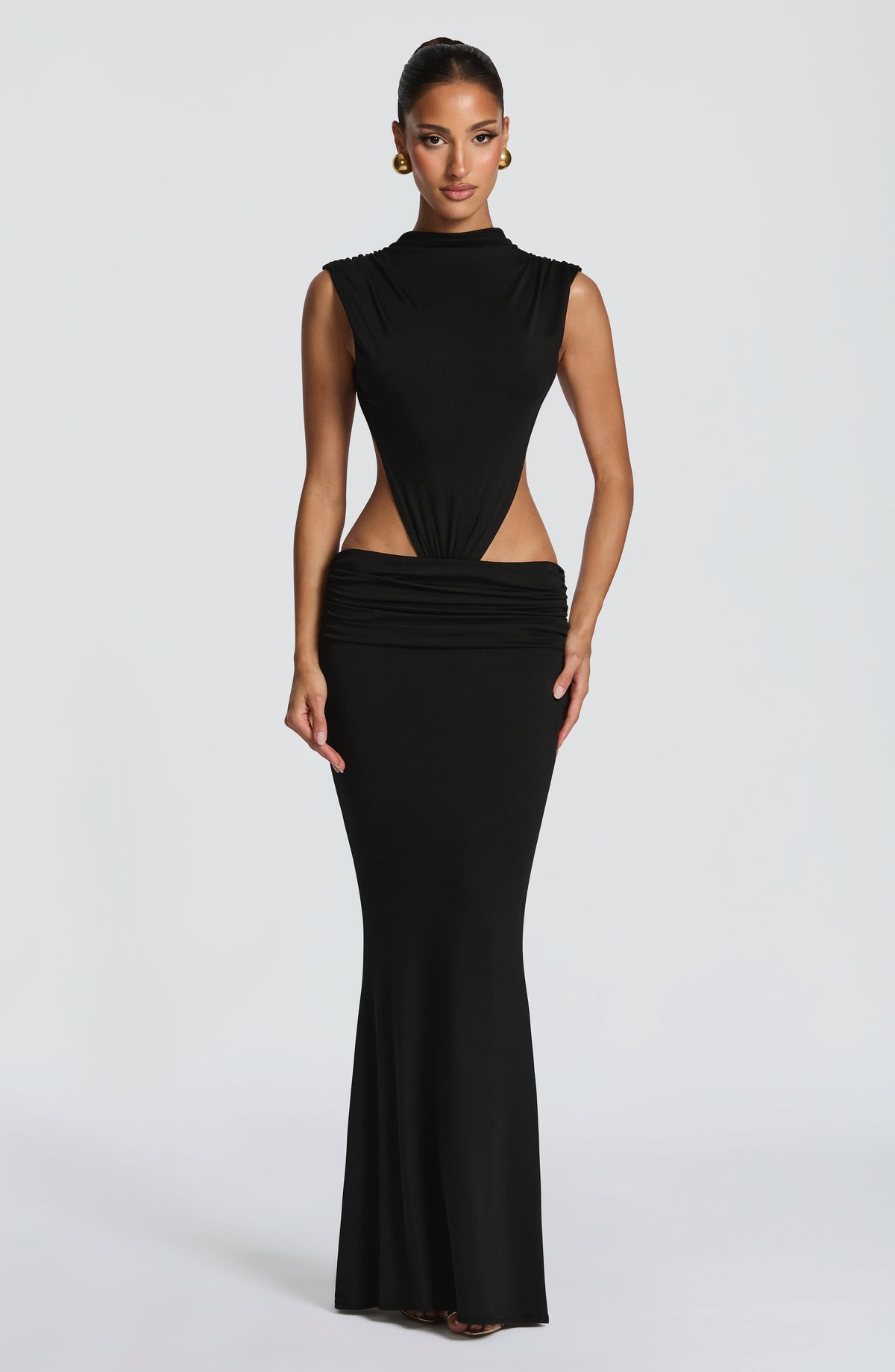 Flourenne Fenwyn Maxi Dress in Black