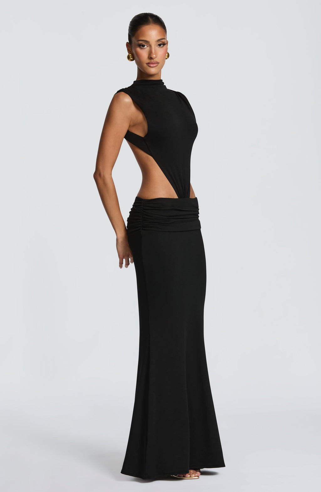 Flourenne Fenwyn Maxi Dress in Black