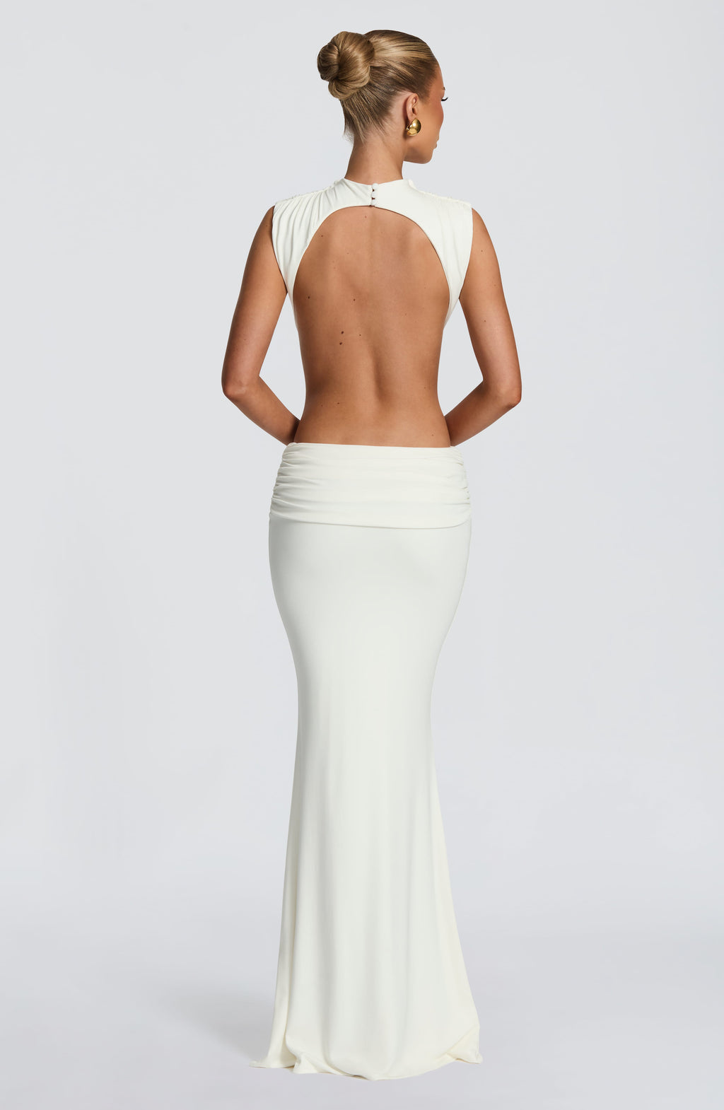 Flourenne Fenwyn Maxi Dress in Ivory