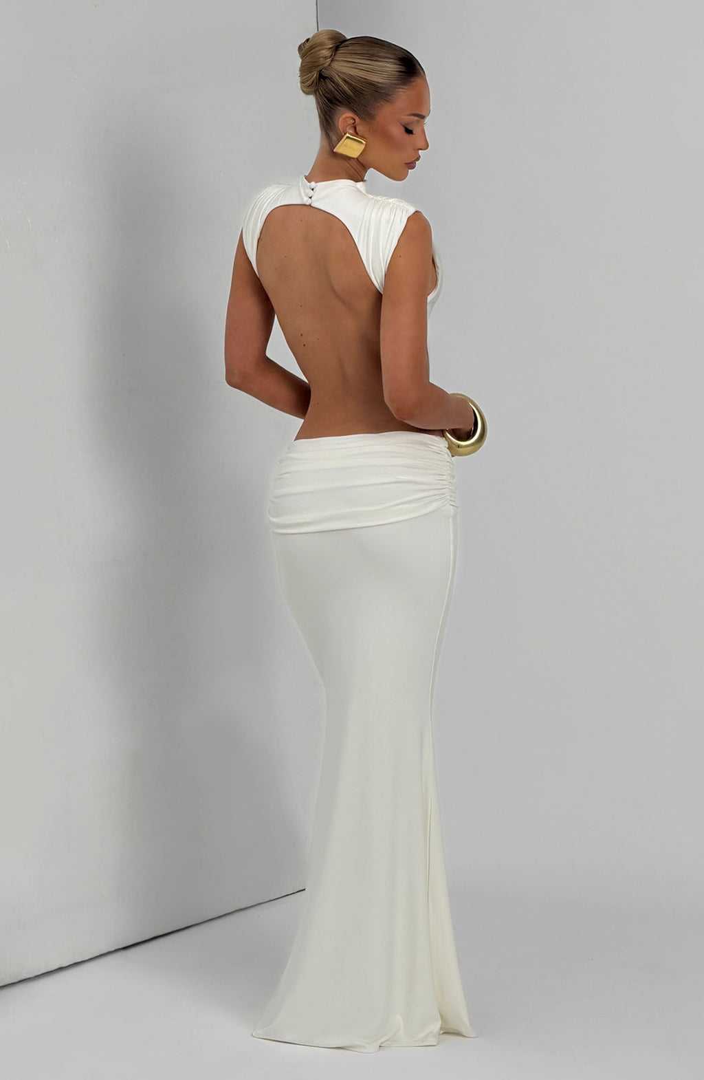 Flourenne Fenwyn Maxi Dress in Ivory