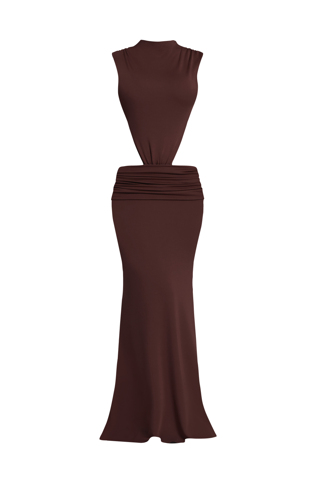 Flourenne Fenwyn Maxi Dress in Plum Brown