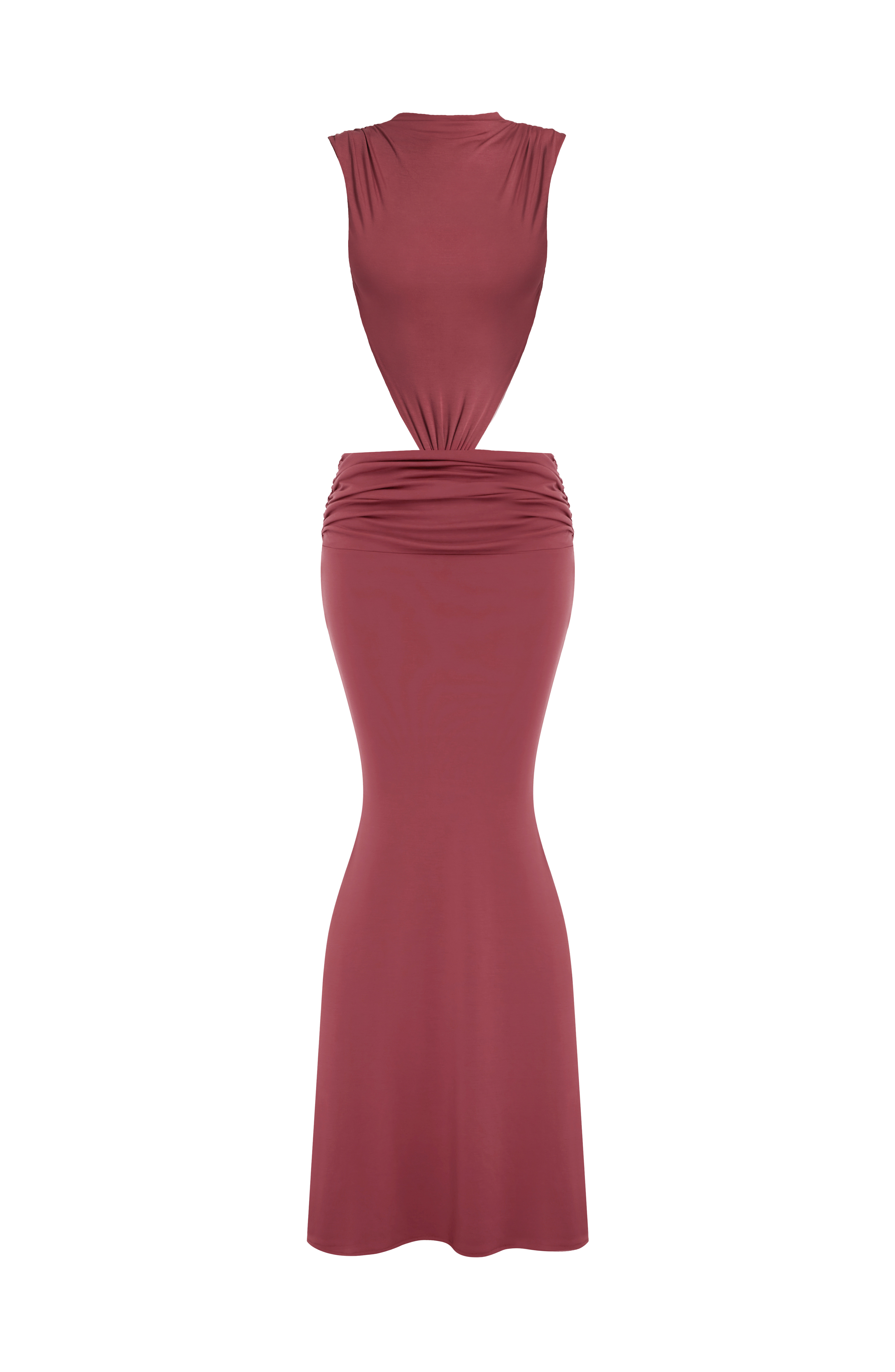 Flourenne Fenwyn Maxi Dress in Rose Brown