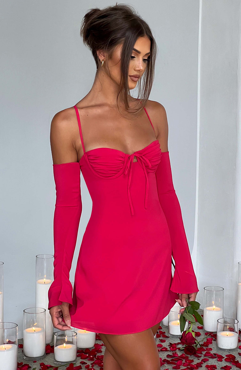 Flourenne Fionelle Mini Dress in Pink