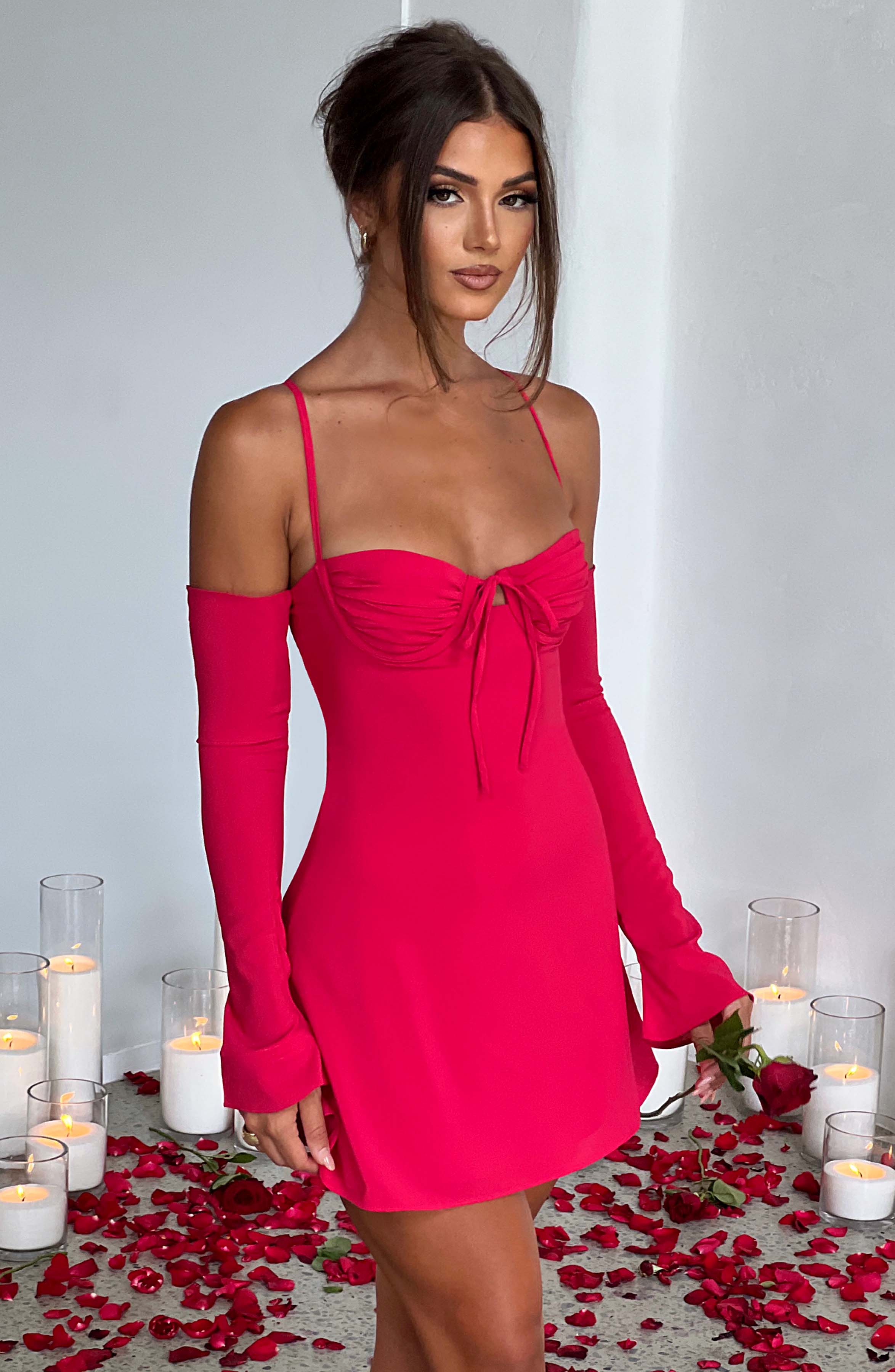 Flourenne Fionelle Mini Dress in Pink