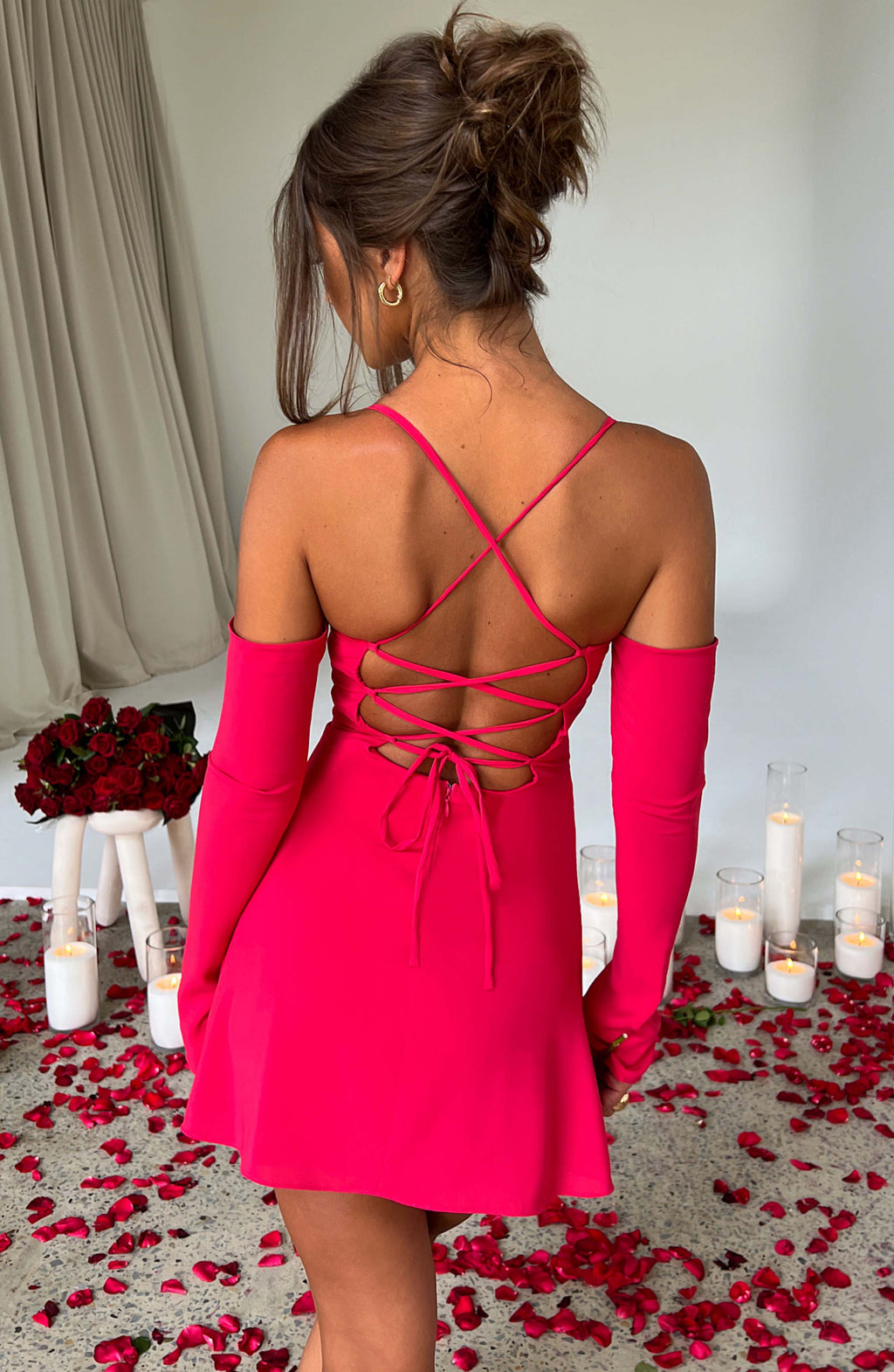 Flourenne Fionelle Mini Dress in Pink