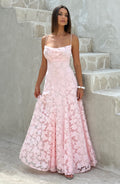 Flourenne Francine Maxi Dress in Blush