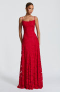 Flourenne Francine Maxi Dress in Red