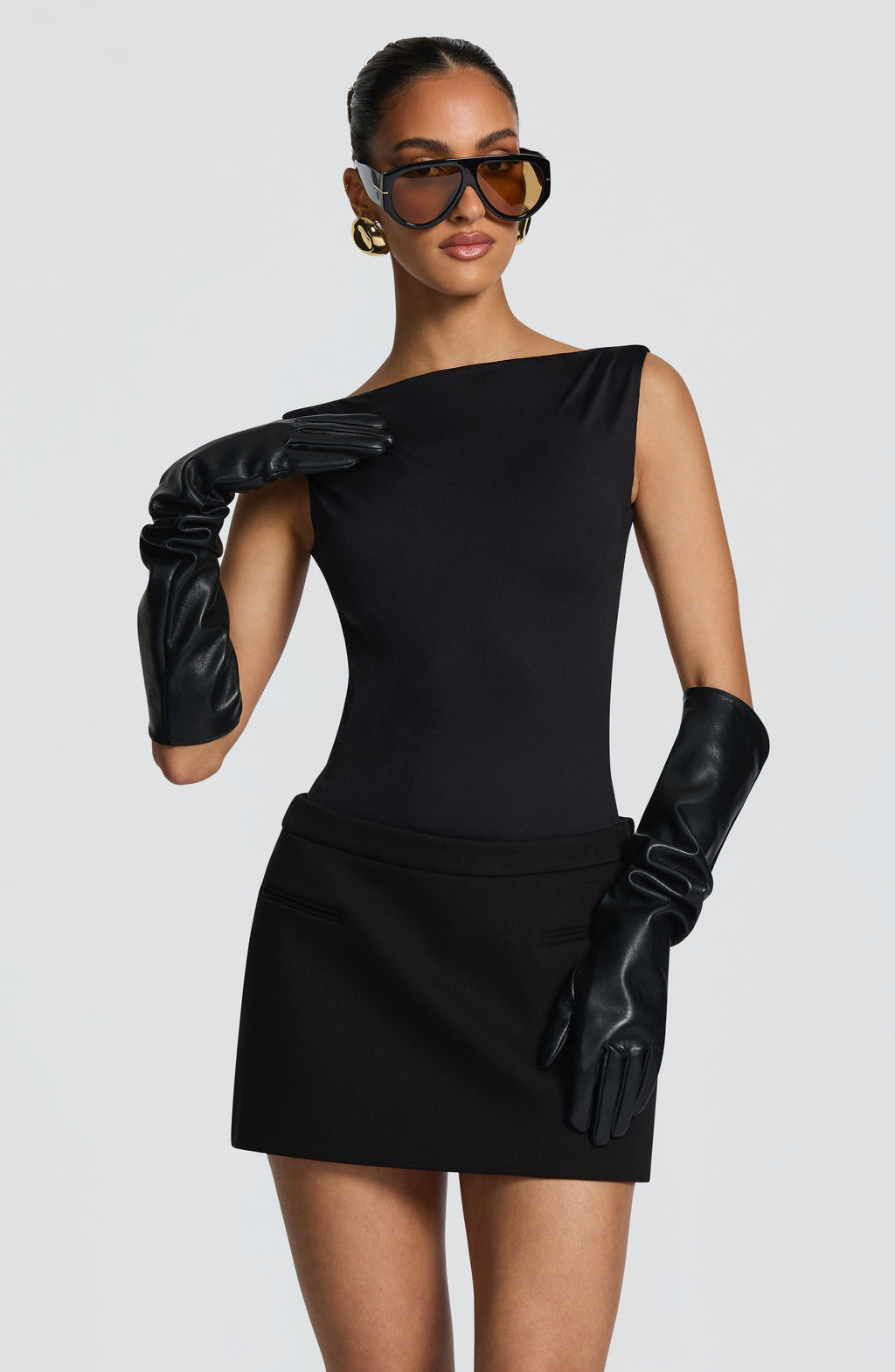 Flourenne Frannie Gloves in Black
