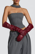 Flourenne Frannie Gloves in Burgundy