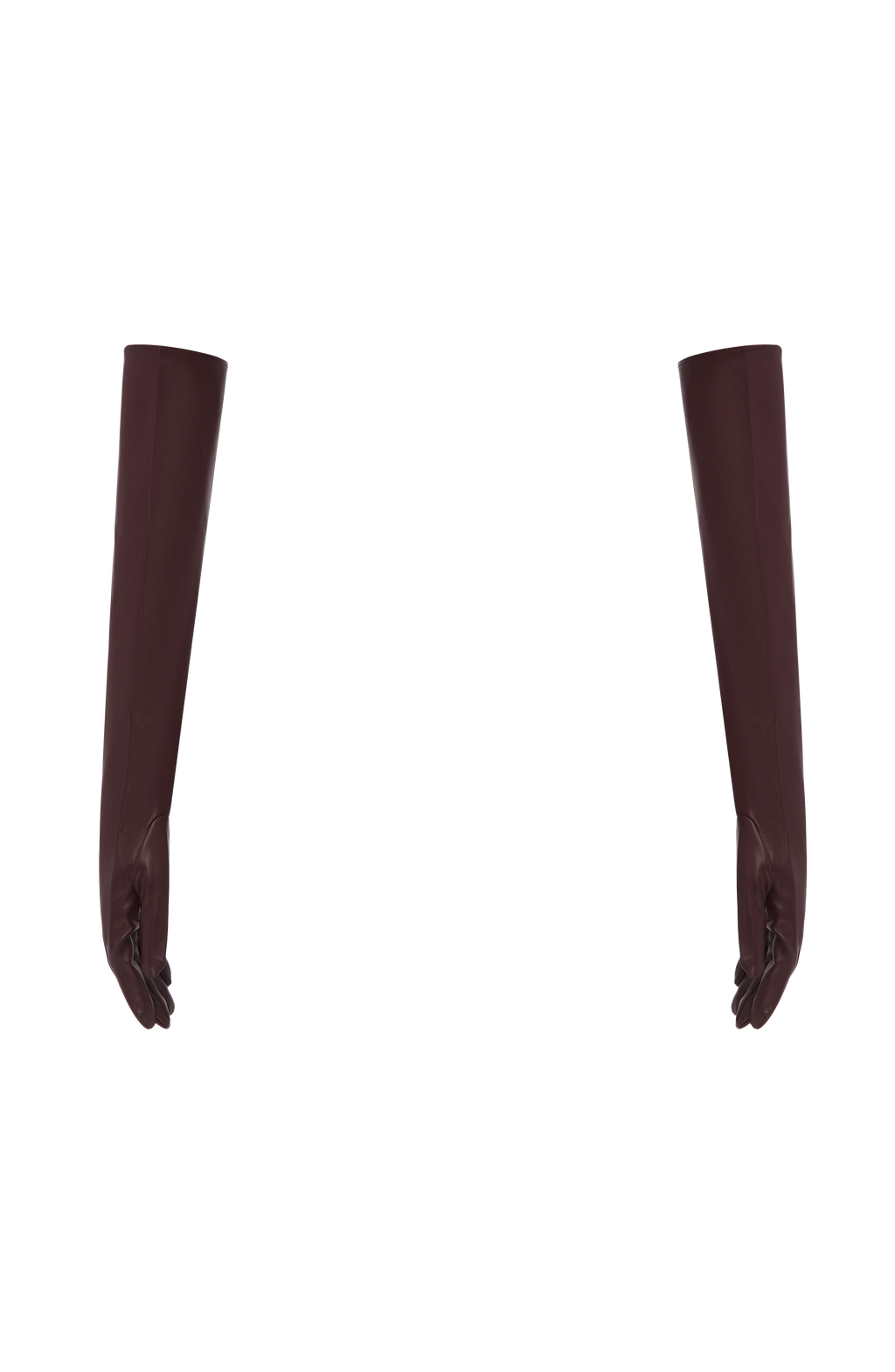 Flourenne Frannie Gloves in Plum Brown
